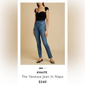 KHAITE The Vanessa Jean high waisted